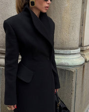 Genevieve Maßgeschneiderter Maxi-Mantel