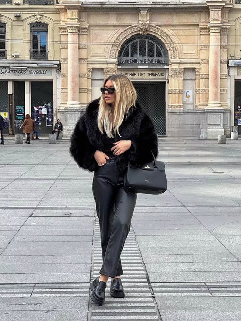 Jenna Kunstpelz Jacke
