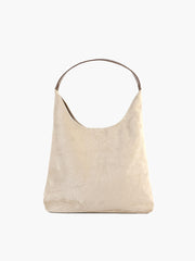 Elegante vegane Wildleder-Tasche – Geräumige Schulterhandtasche