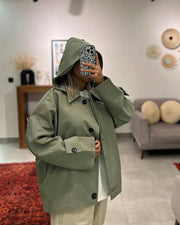 Julia Trenchcoat mit Kapuze