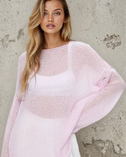Lilian Transparenter Lockerer Pullover