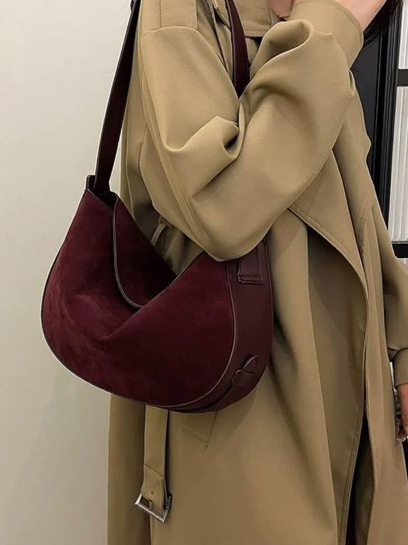 Lily suede Tasche