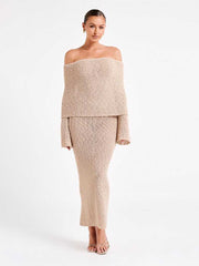 Marissa - Glamouröses, schulterfreies, transparentes Abendkleid | Elegantes transparentes Strandpartykleid für Damen