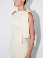 Kylie geknotetes Maxikleid