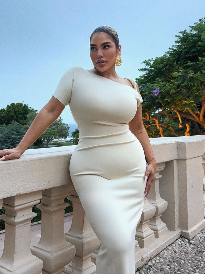 Kylie twisted Maxikleid