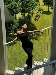 Kylie twisted Maxikleid