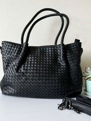 Natalie Geflochtene Tasche XL