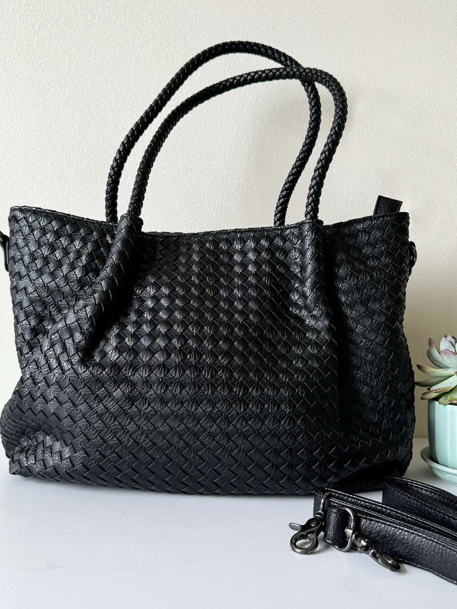 Natalie Geflochtene Tasche XL