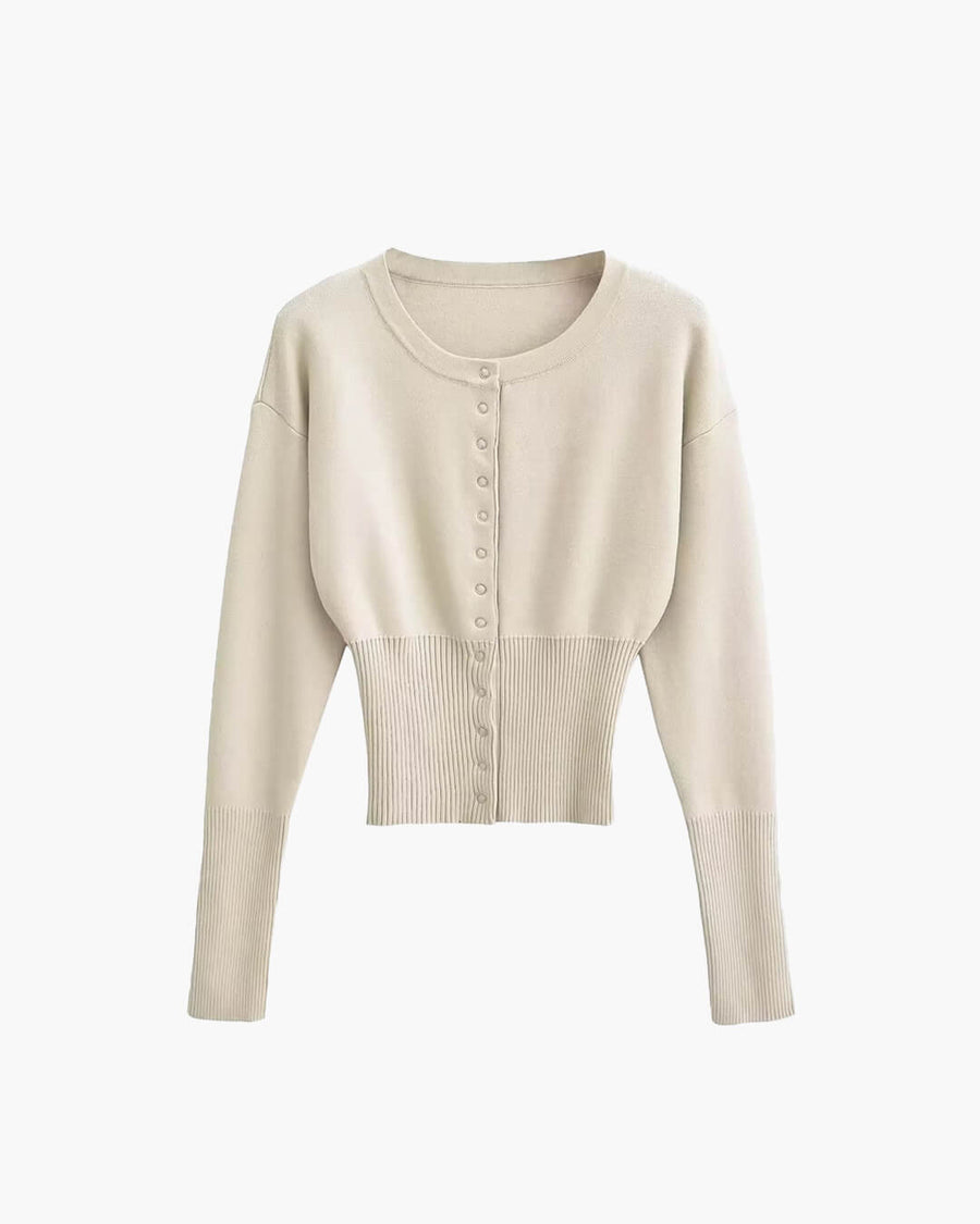 Shelly Snap-Button Strick-Cardigan