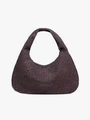 XL suede woven Tasche