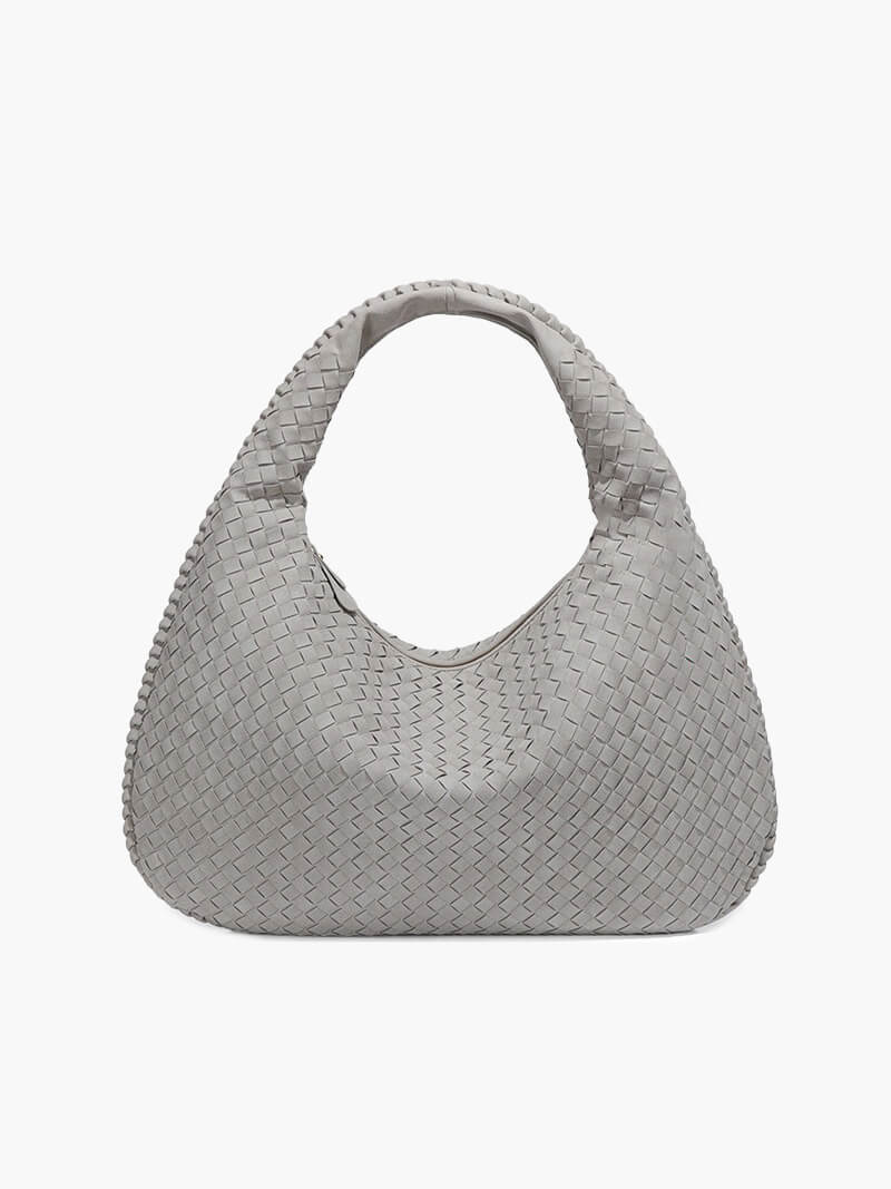 XL suede woven Tasche