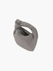 Mini suede woven Tasche