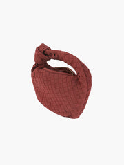 Mini suede woven Tasche
