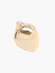 Mini suede woven Tasche