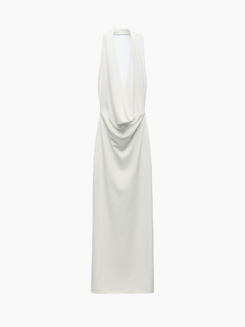 Venice Deep V-Ausschnitt Maxikleid