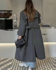 Sandra | Damen Stilvoller und Vielseitiger Wollmantel