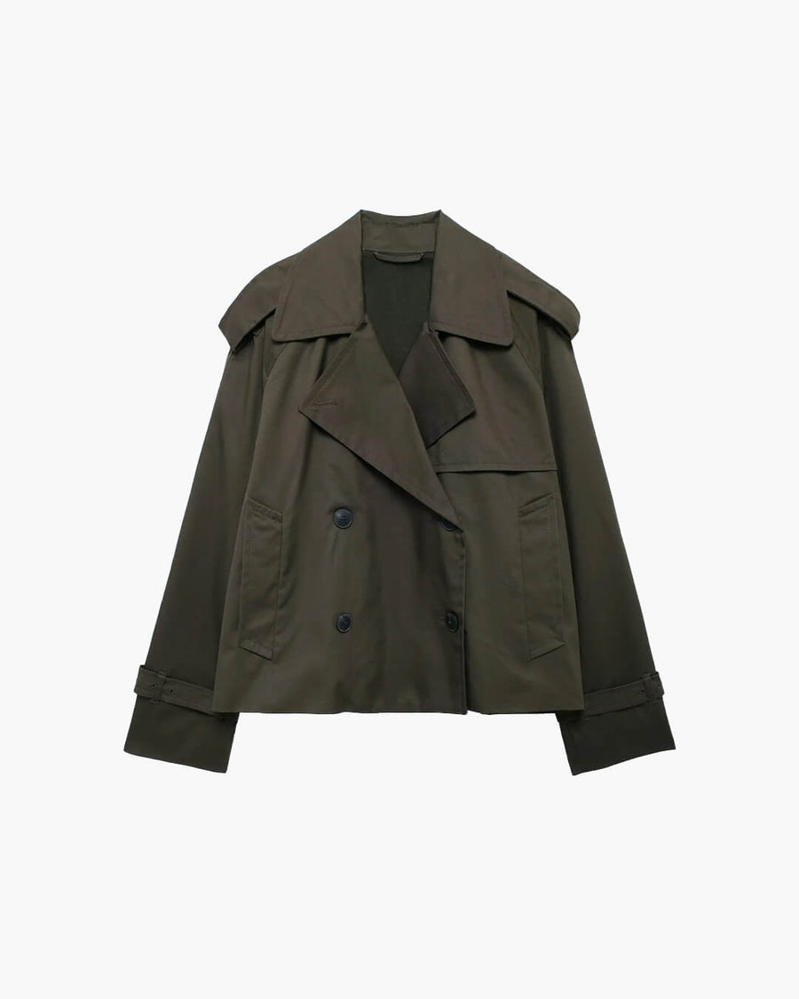Dhelia Kurzer Trenchcoat