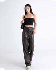 Giselle High Waist Lederhose