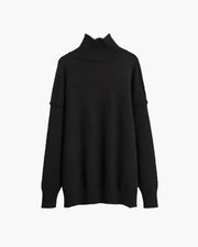Katie Rollkragen-Strickpullover