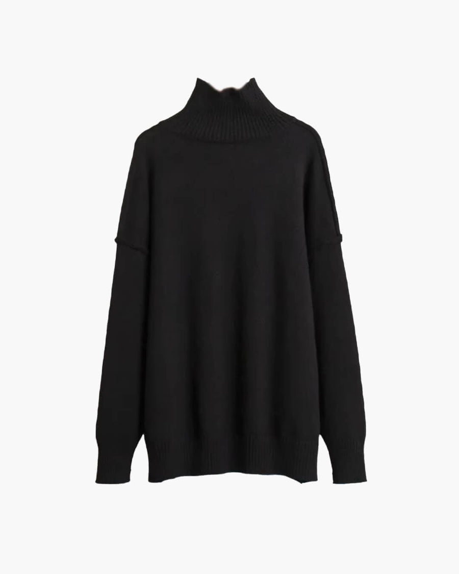 Katie Rollkragen-Strickpullover