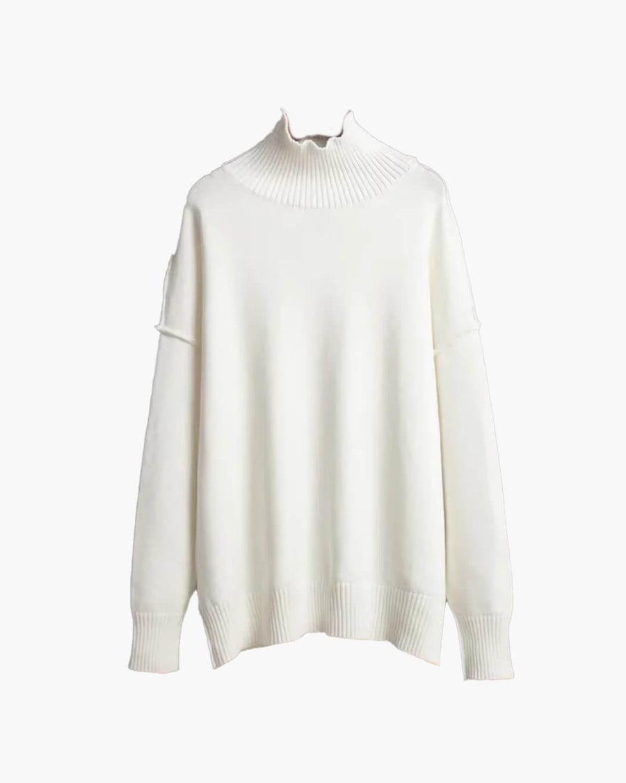 Katie Rollkragen-Strickpullover