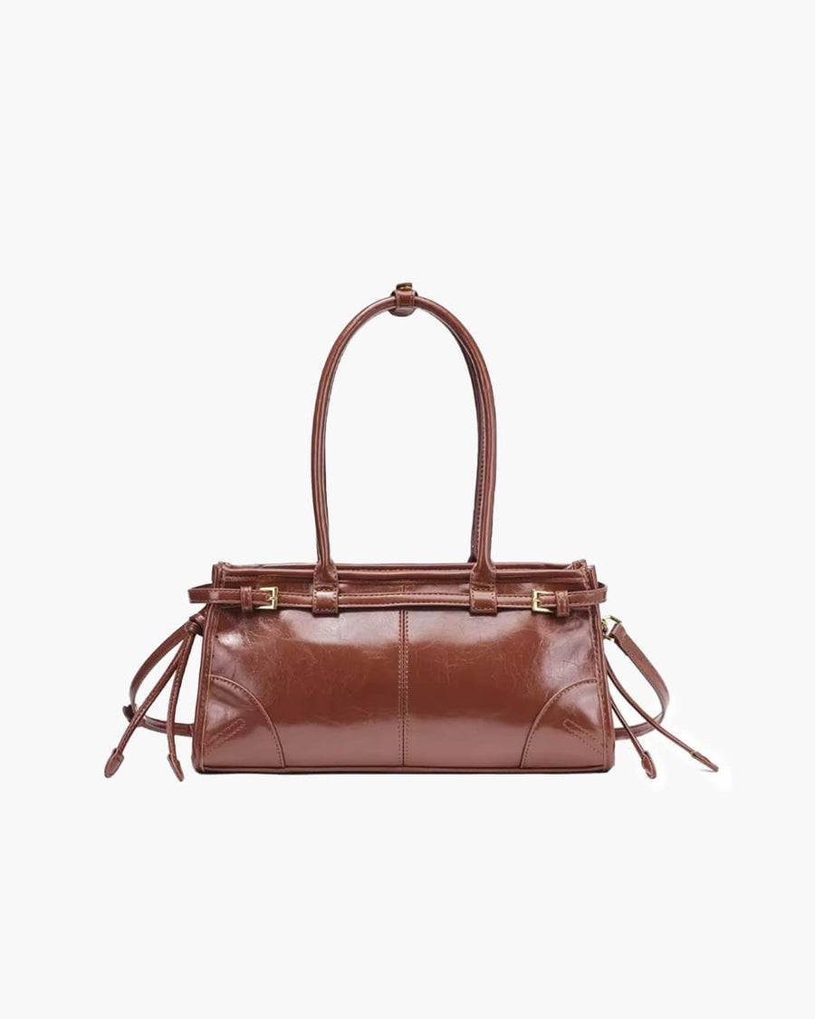 Luna Schultertasche mit Gürtel-Detail