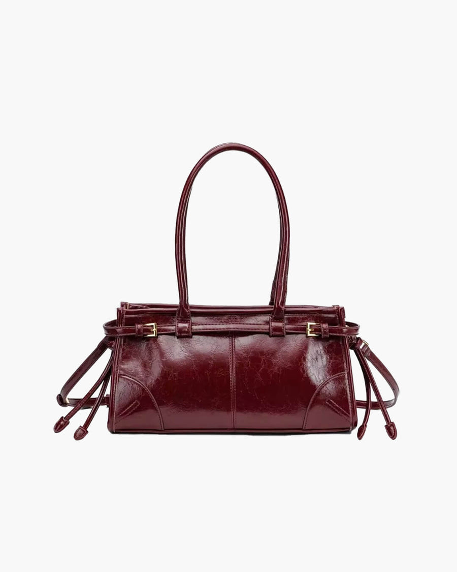 Luna Schultertasche mit Gürtel-Detail