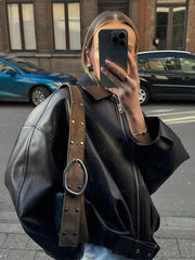 Caroline Vegane Lederjacke