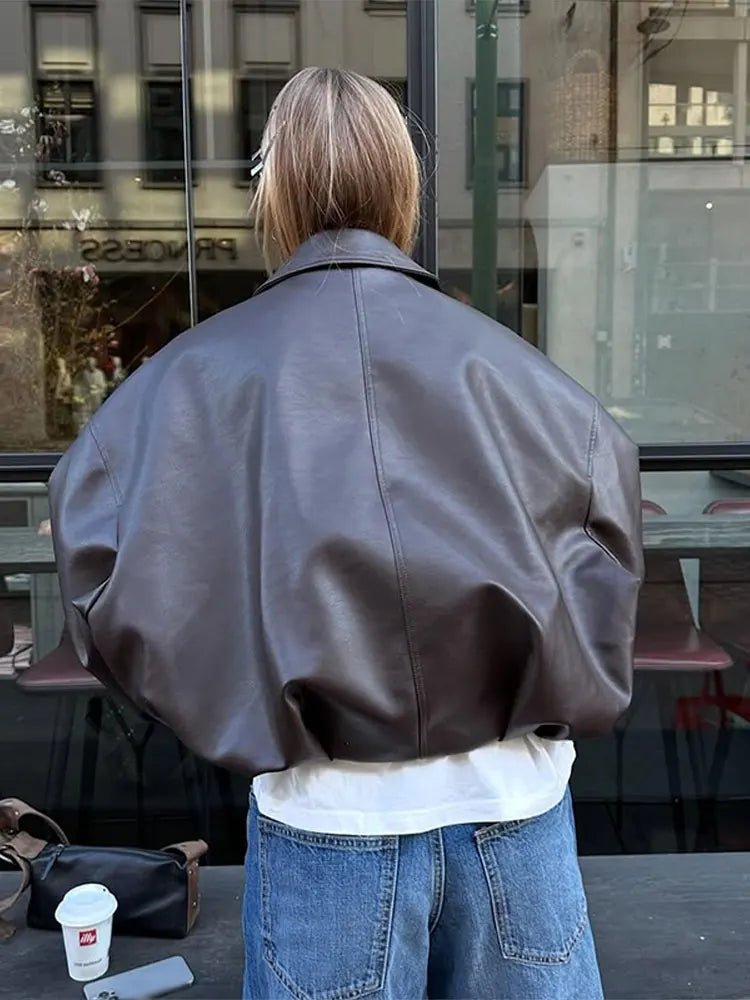 Caroline Vegane Lederjacke