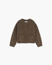 Nessa Grob gestrickte Strickjacke