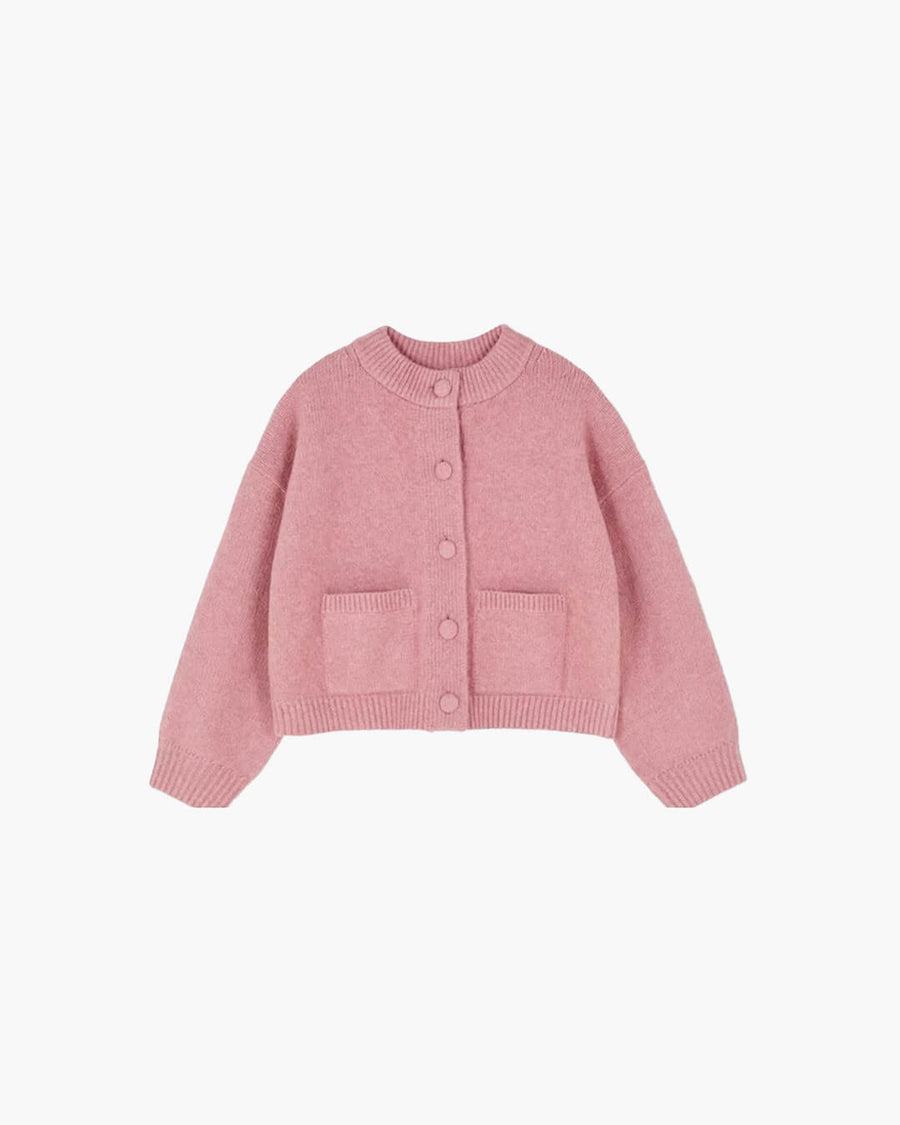 Nessa Grob gestrickte Strickjacke