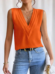 Isla – elegante ärmellose bluse