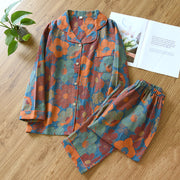 Sommer Pyjama Damen | Blumenprint & Leicht