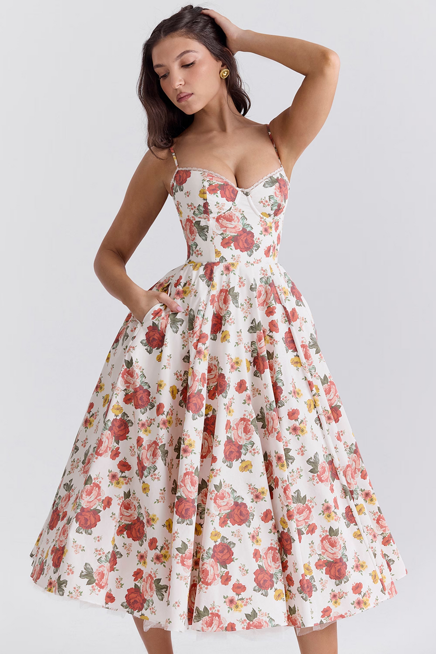 Sophia – Elegantes schlankmachendes Kleid für Damen