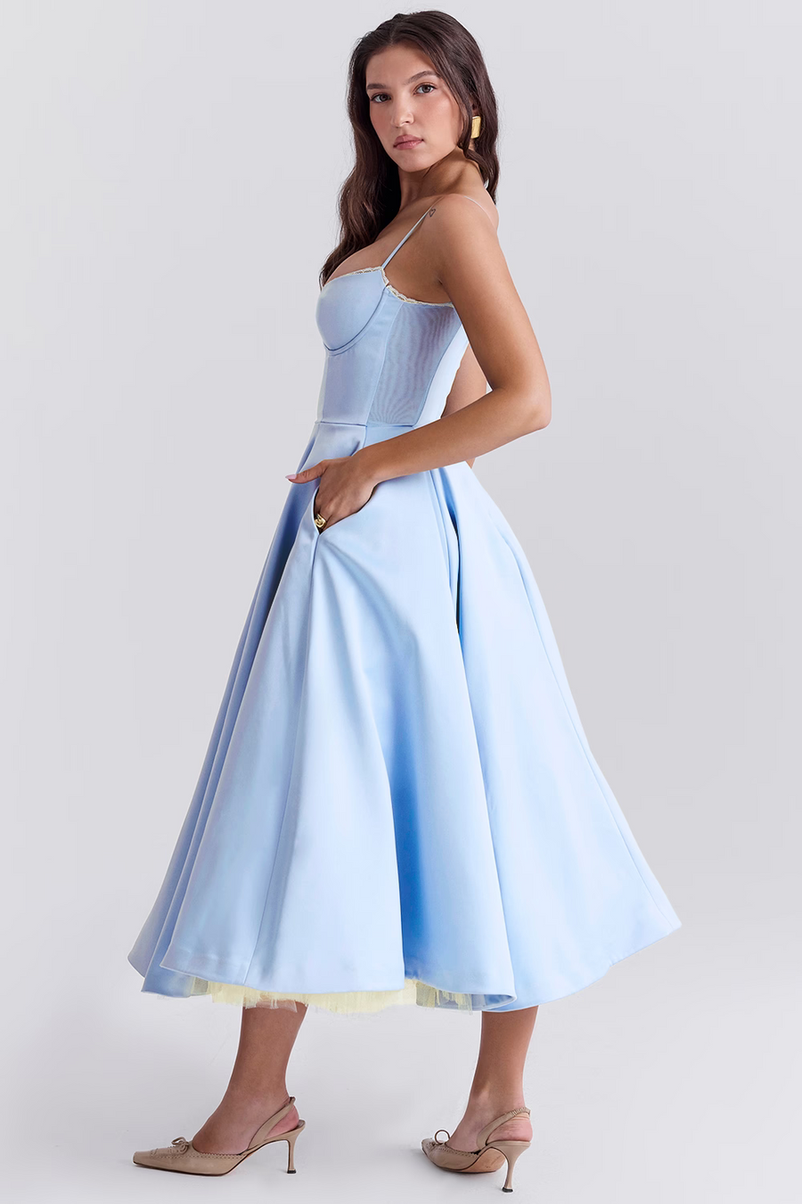 Sophia – Elegantes schlankmachendes Kleid für Damen