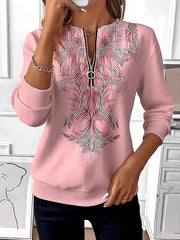 Clara | Cozy Damen-Halbzip-Jumper stylisch & bequem