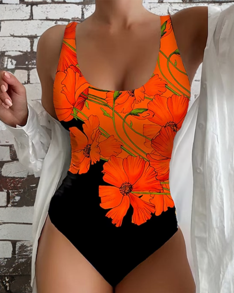 Sophie | Costume intero con stampa floreale