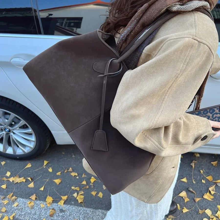 Joan Vegane Wildledertasche
