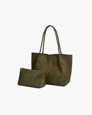 Cheska Wildleder-Shopper mit Tasche