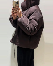 Suzy Stehkragen Bindegürtel Steppjacke