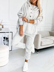 Sportliches Damen-Hoodie-Set – Sweatshirt für Freizeit und Sport