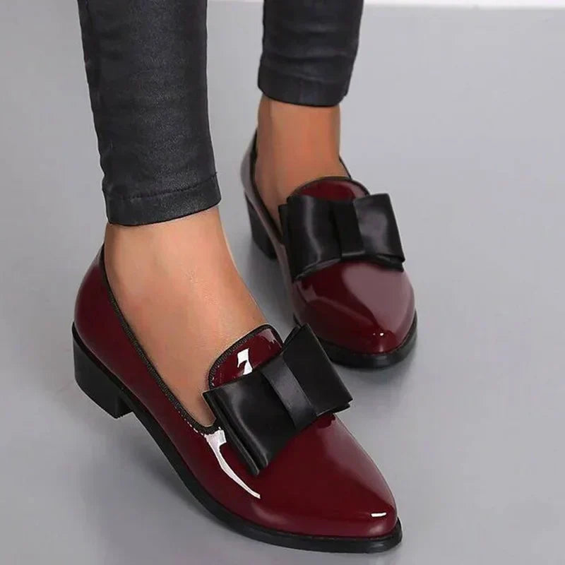 Viktoria - Modische Loafer mit dickem Absatz