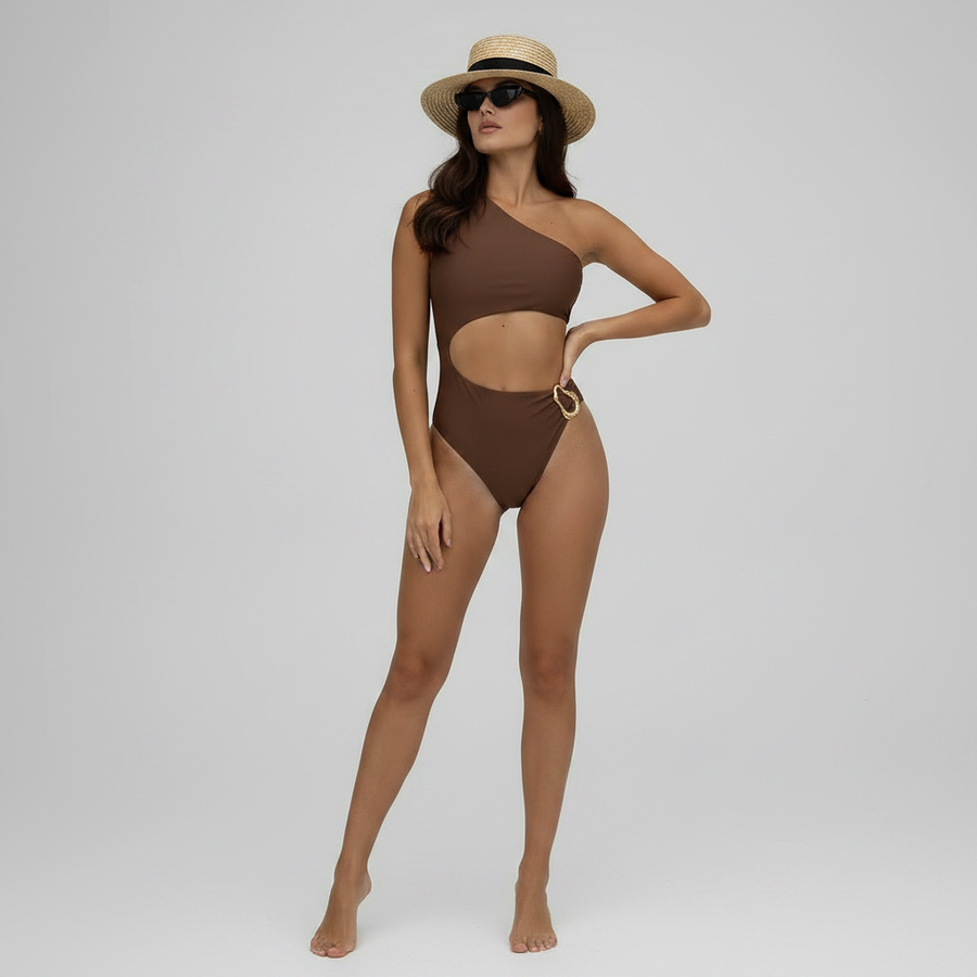 Costume da bagno monospalla da donna | Monokini sexy per costumi da bagno