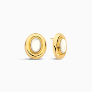 Giselle Gold Pearl Earrings