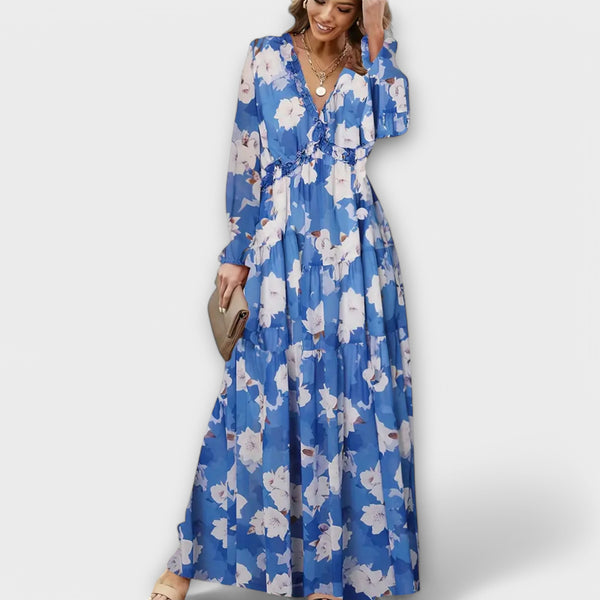 Stella- Elegantes Kleid mit Langen Ärmeln