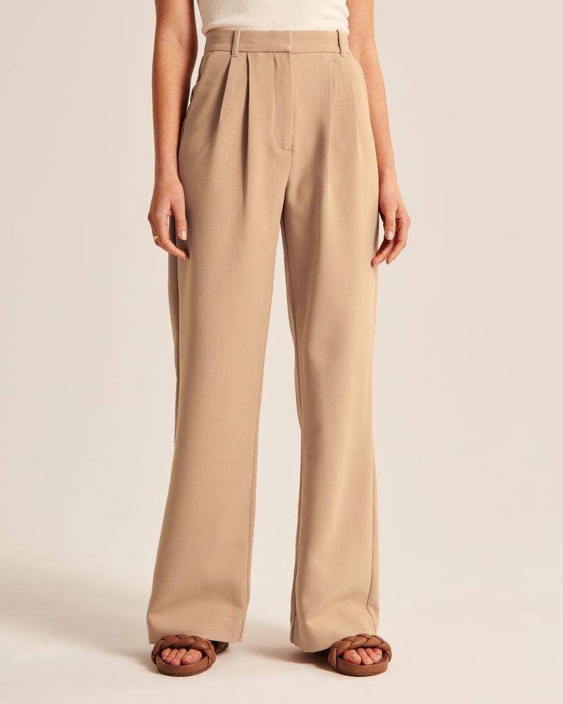 Stoffhose Damen Eleganter Schnitt Bequem