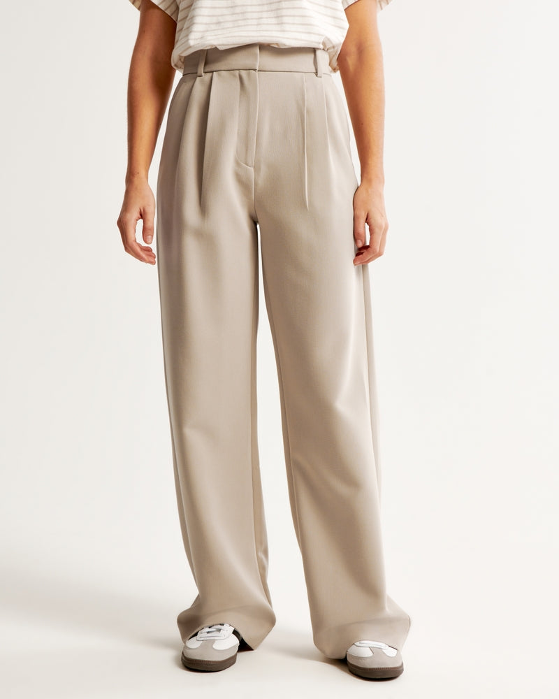 Stoffhose Damen Eleganter Schnitt Bequem