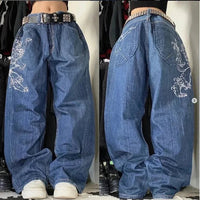 Blau mit Druck