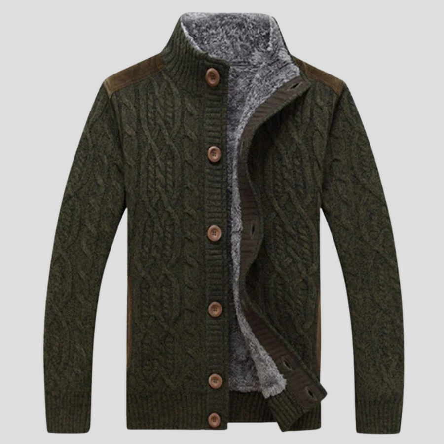Strickjacke Mit Knopfleiste Vorne - Mats