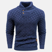 Strickpullover mit Schalkragen für Eleganz